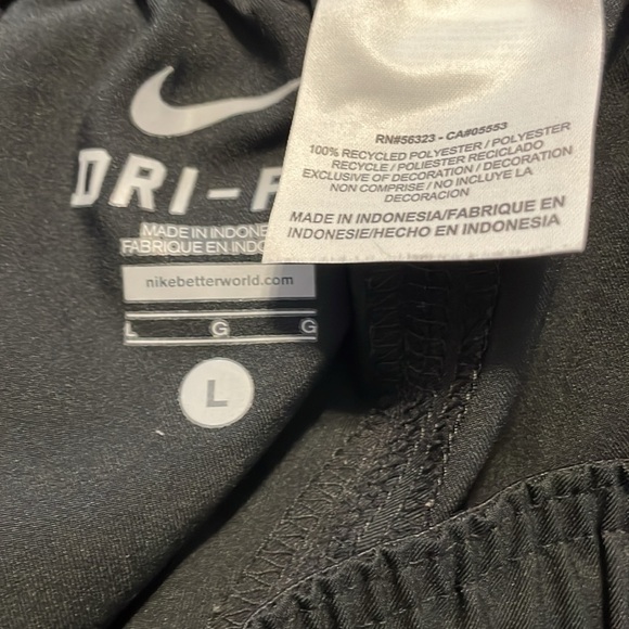 Nike Men’s Dry-Fit pants,size L ,Black /yellow colors - Picture 4 of 7